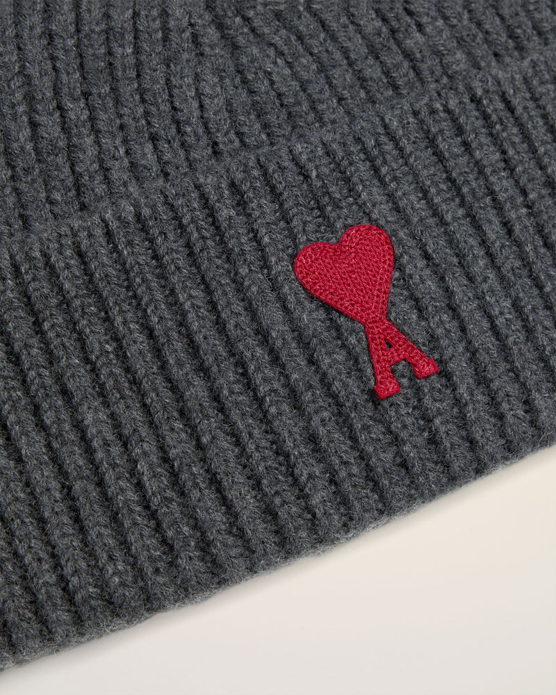 Bonnet Gris Ami de Coeur En Laine