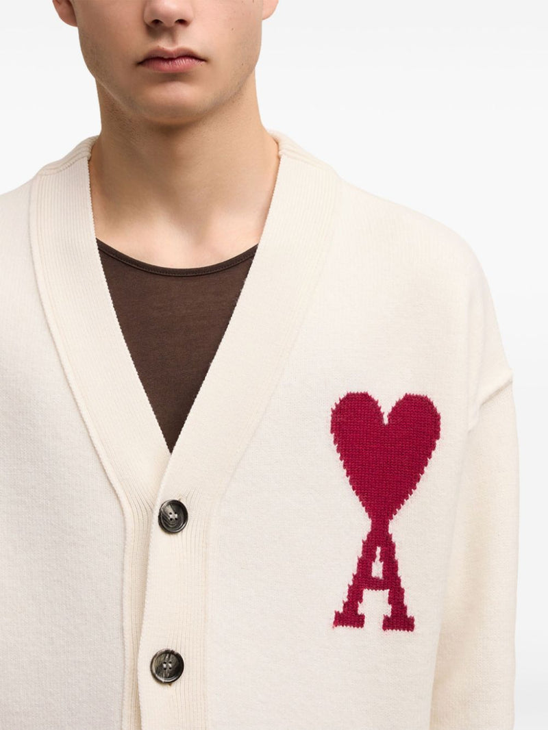 Cardigan Beige Ami de Coeur En Laine