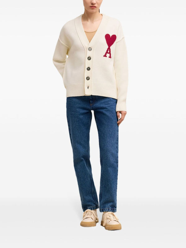 Cardigan Beige Ami de Coeur En Laine
