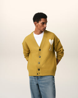 Cardigan Moutarde Ami de Coeur En Laine