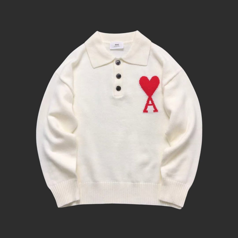 Polo Ami de Coeur En Laine