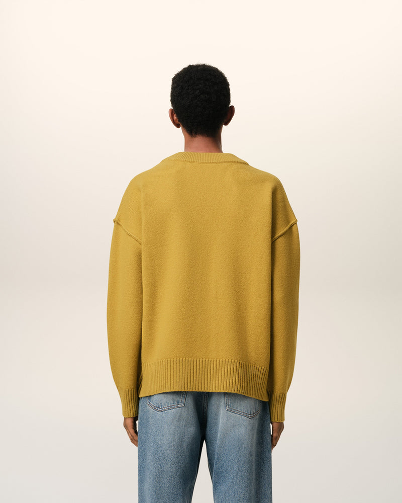 Cardigan Moutarde Ami de Coeur En Laine