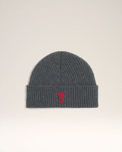 Bonnet Gris Ami de Coeur En Laine
