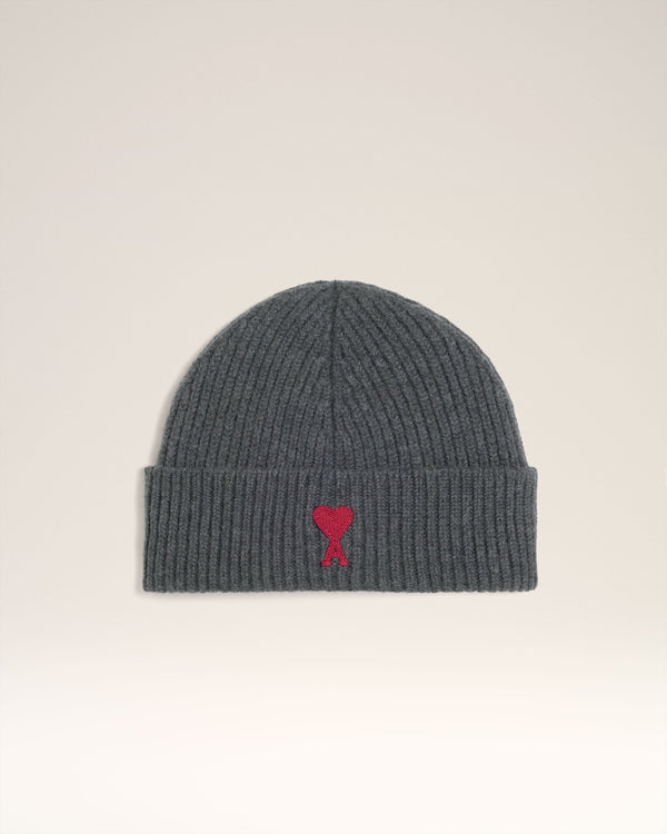 Bonnet Gris Ami de Coeur En Laine