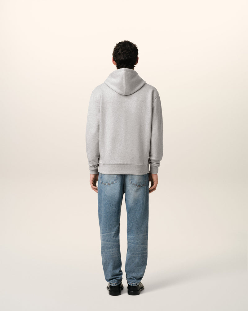 Hoodie Gris Zippé Ami de Coeur En Coton
