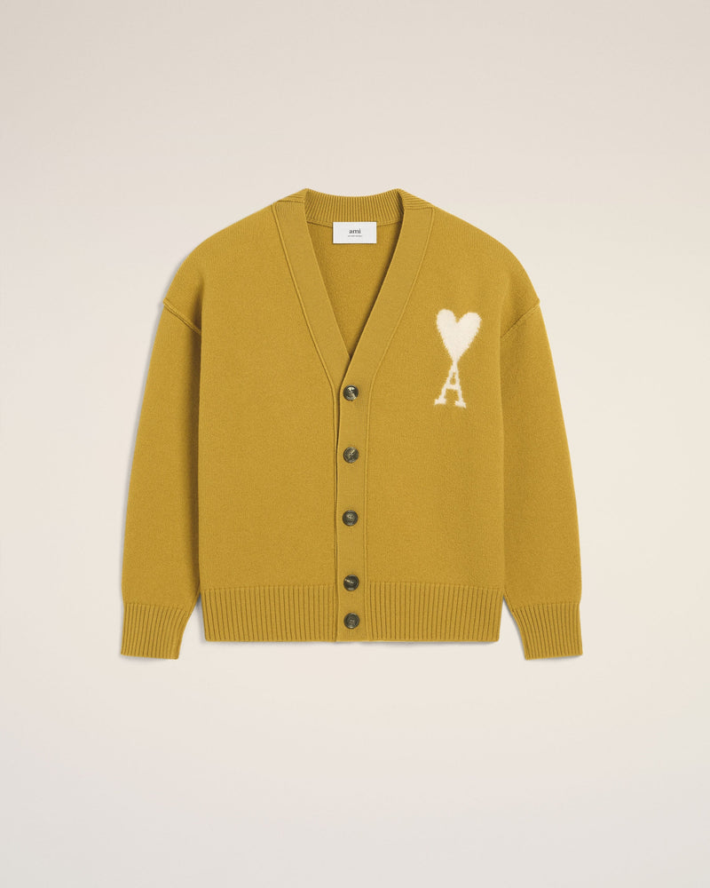 Cardigan Moutarde Ami de Coeur En Laine